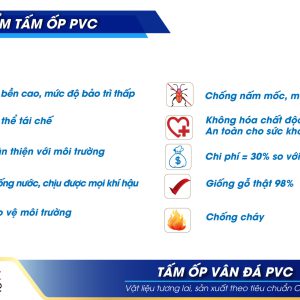 TẤM ỐP VÂN ĐÁ PVC VDRB09 8 cấu tạo và ưu điểm tấm ốp pvc