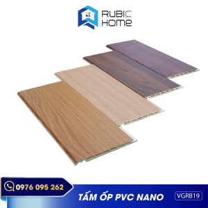 TẤM ỐP PVC NANO RB22 3 tấm ốp pvc nano